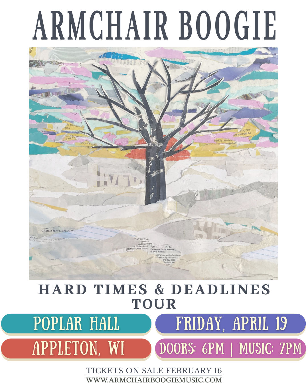 armchair boogie live in concert at poplar hall